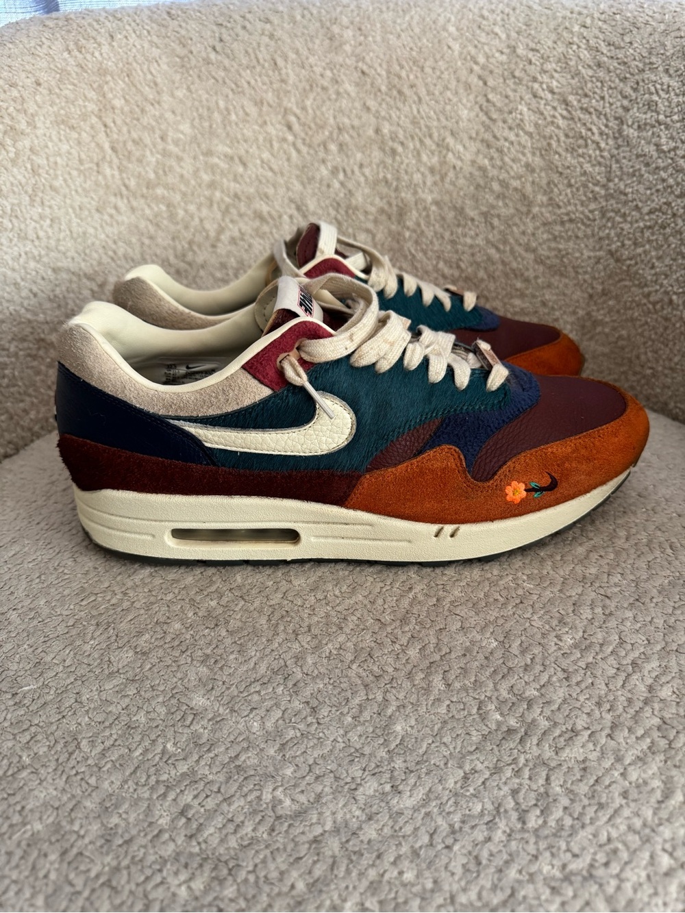 Nike Kasina x Air Max 1 SP Won-Ang Orange DQ8475-800 Size 12.5